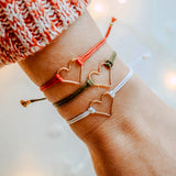 Merry & Bright 'Armed with Love' Bracelet Set, shown on model