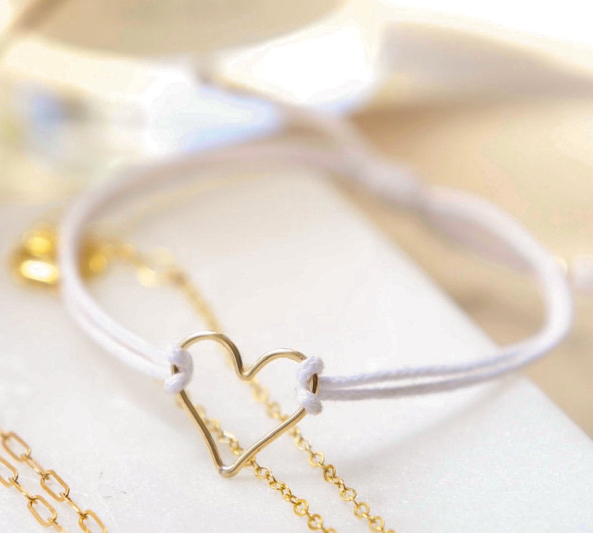 White 'Armed with Love' Bracelet, product image